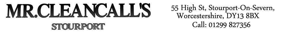 Mr Cleancalls dry cleaning stourport